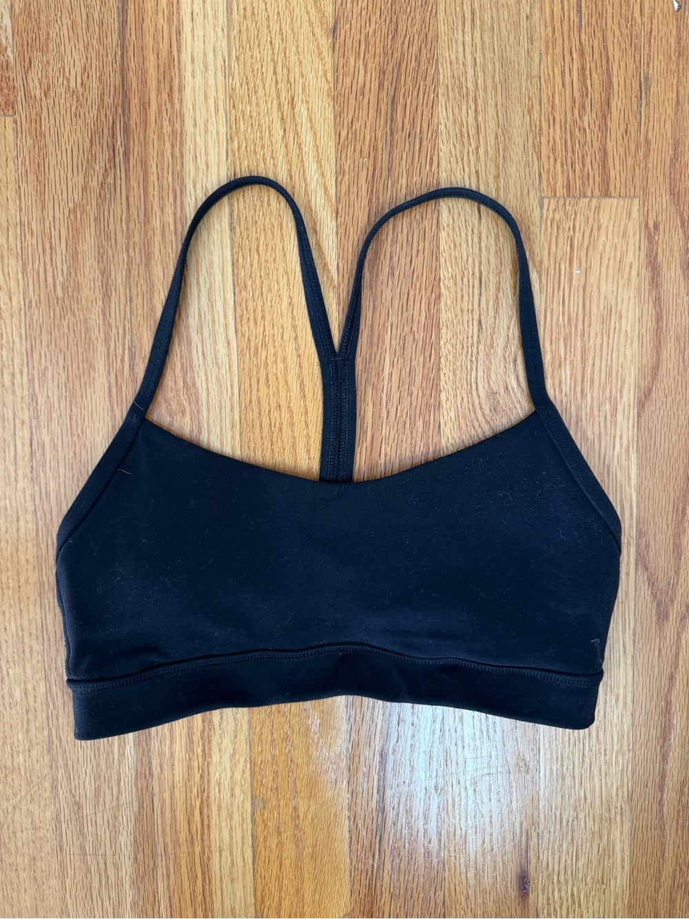 Lululemon Flow Y Bra Black Women’s 4 Fall Outdoor Travel